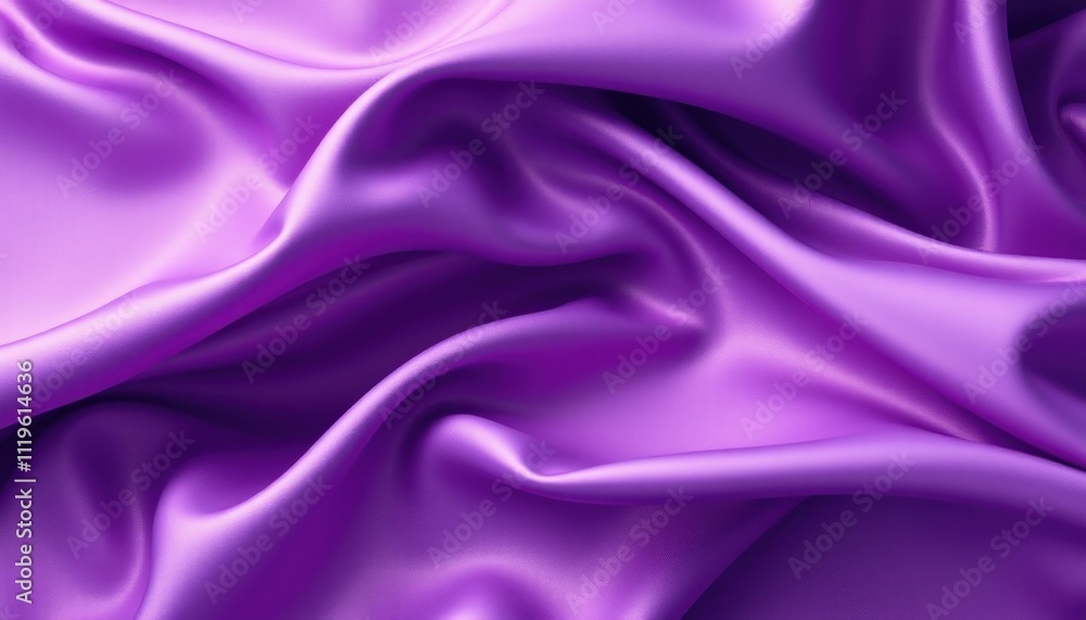 Fototapeta premium Smooth elegant silky fabric cloth purple abstract background wallpaper HD