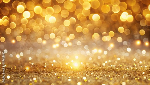 Sparkling golden bokeh lights creating a luxurious and elegant atmosphere on a creamy background, sparkle, glitter, bokeh