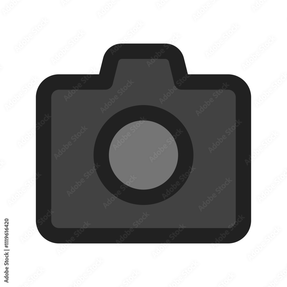 camera line color icon camera line color icon