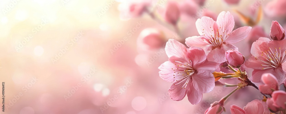 A beautiful pink flower set against a soft pastel background, allowing for promotional content. A beautiful pink flower set against a soft pastel background, allowing for promotional content.