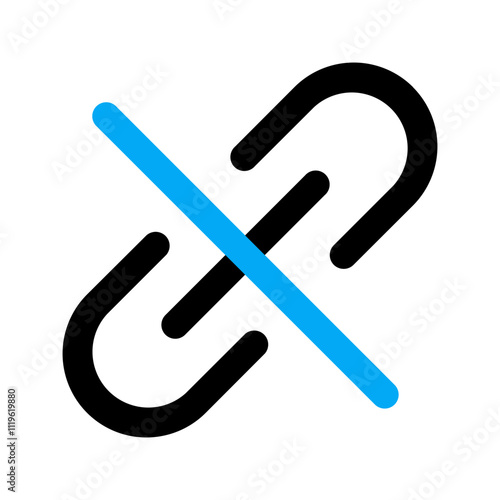 unlink line color icon