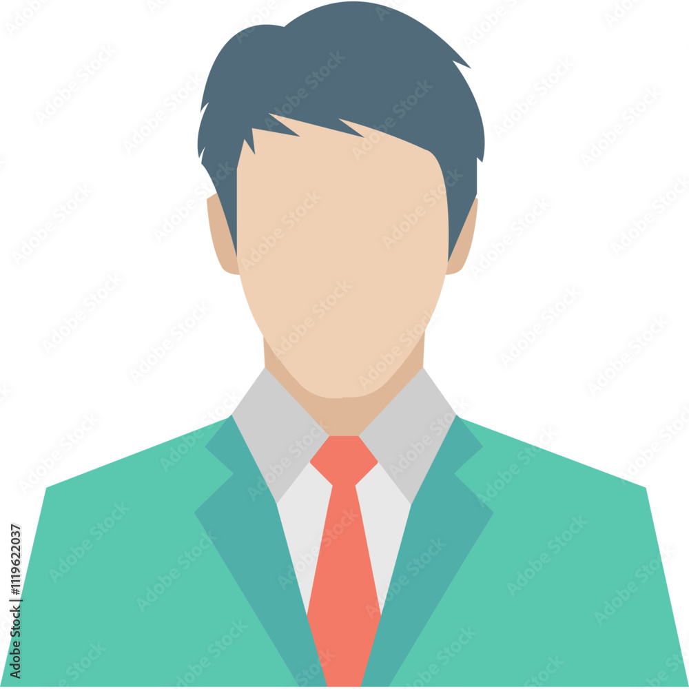 Estate Agent vector icon with an isolated background Estate Agent vector icon with an isolated background
