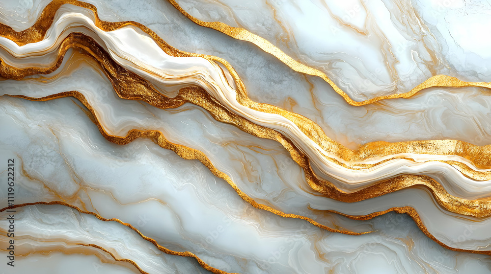 Elegant Gold & White Marble Texture: Luxury Design Elegant Gold & White Marble Texture: Luxury Design
