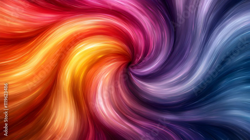 Vibrant Swirls: Abstract Art, Color, Design