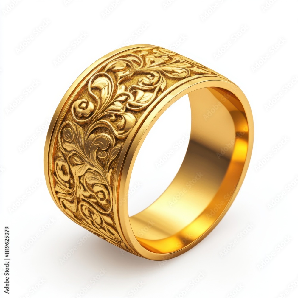 singet ring isolated on white background singet ring isolated on white background