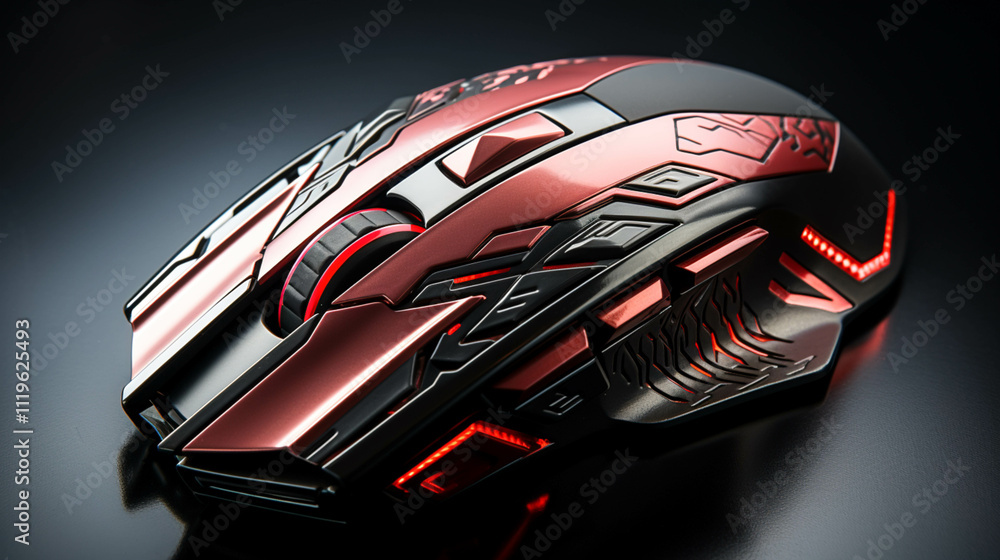 Computer gaming mouse isolated on white Computer gaming mouse isolated on white