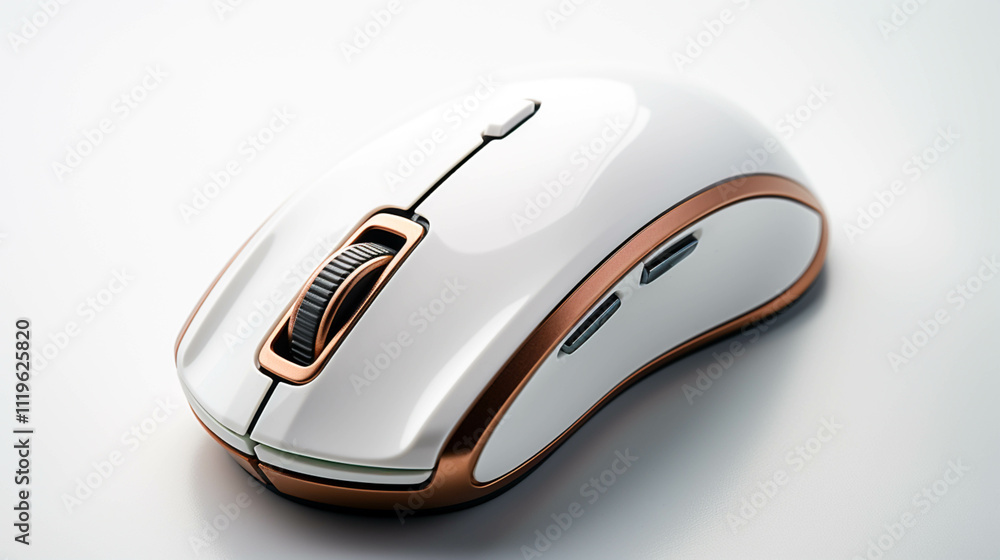 Computer gaming mouse isolated on white Computer gaming mouse isolated on white
