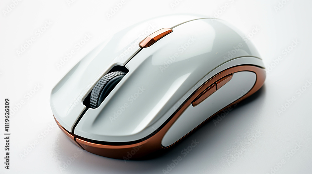 Computer gaming mouse isolated on white Computer gaming mouse isolated on white