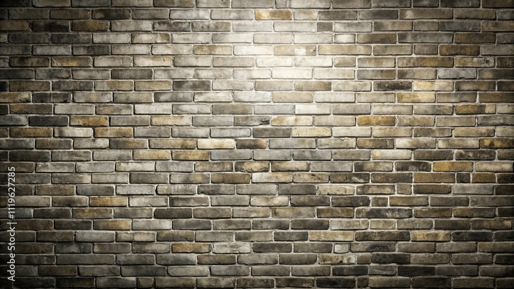 Obraz premium Textured Brick Wall Background A Rustic, Aged Brick Surface with Subtle Lighting
