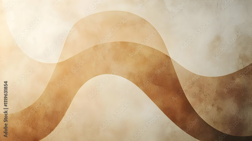 Abstract Beige and Brown Waves Texture Design Abstract Beige and Brown Waves Texture Design