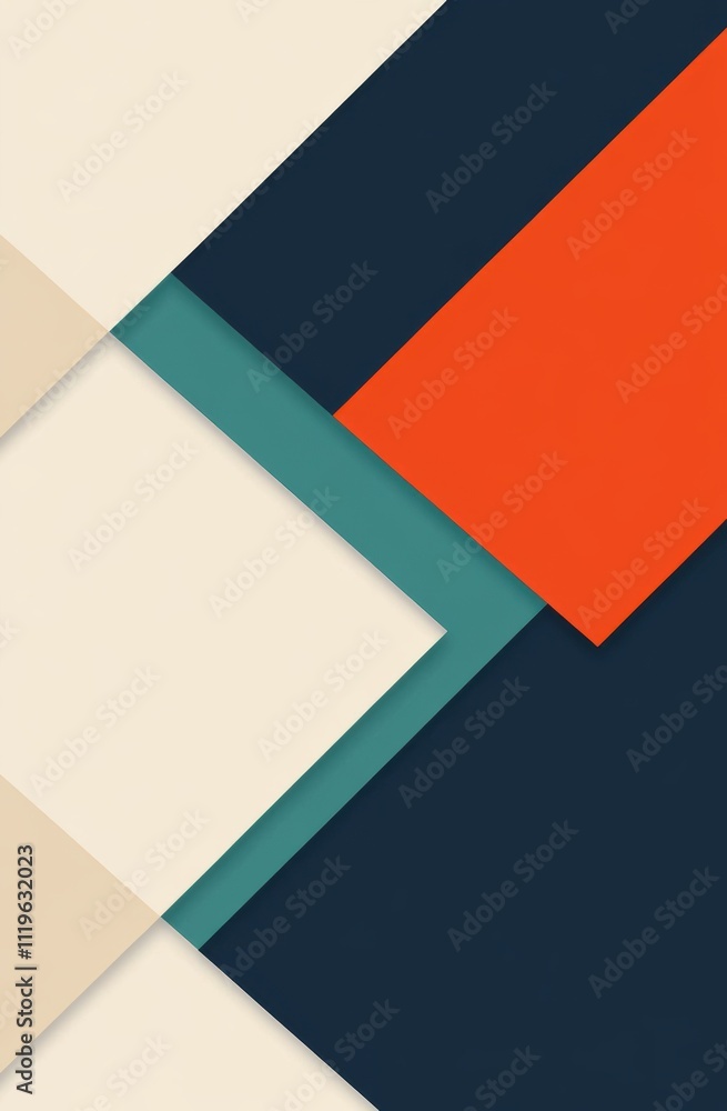 A minimal and simple illustration with a color scheme of teal, navy blue, orange, beige, and a white background, A minimal and simple illustration with a color scheme of teal, navy blue, orange, beige, and a white background,