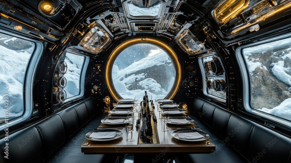 A space-age holiday dining experience with an extraterrestrial twist A space-age holiday dining experience with an extraterrestrial twist