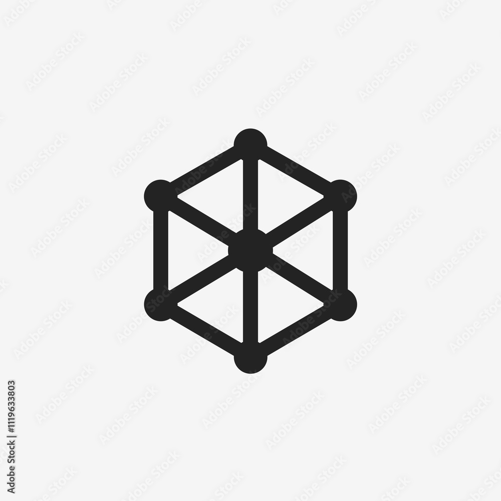 Hexagon Structure Icon
Hexagon Structure Icon