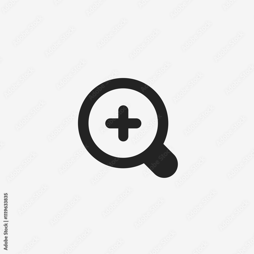 Obraz premium Zoom In Icon 