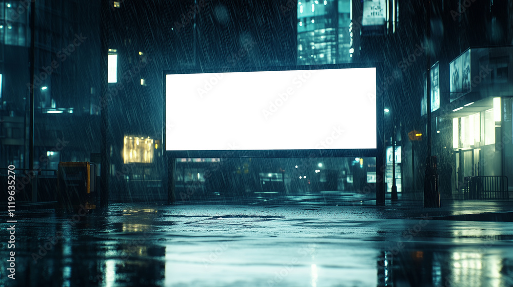 billboard and copy space on white screen billboard and copy space on white screen