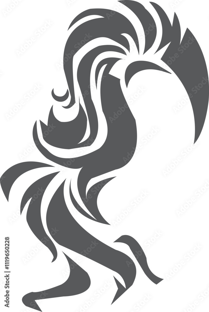 Obraz premium vector file tattoo svg banner 