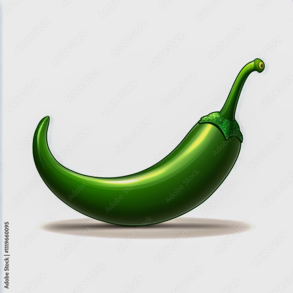 Green chili pepper Isolated on white background. Green chili pepper Isolated on white background.