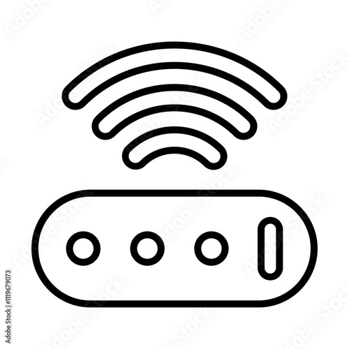 IoT Gateway line icon