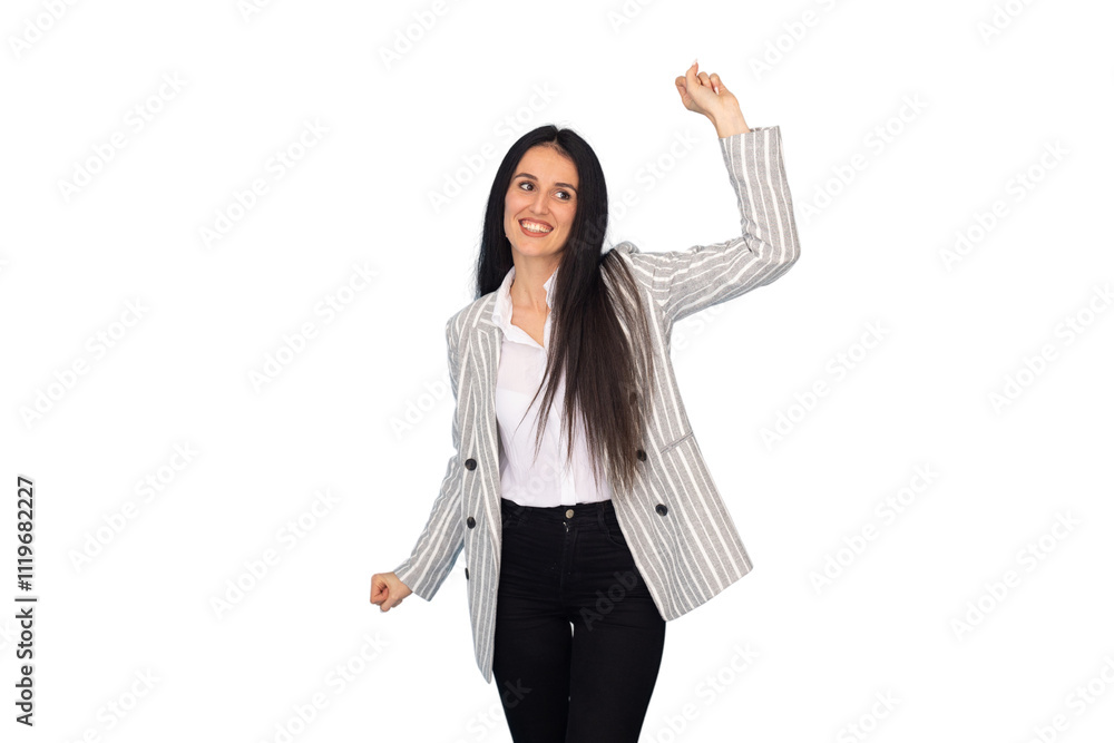 Professional young woman in business attire Professional young woman in business attire