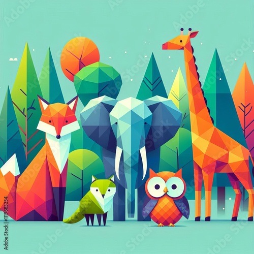 Geometric Animals photo