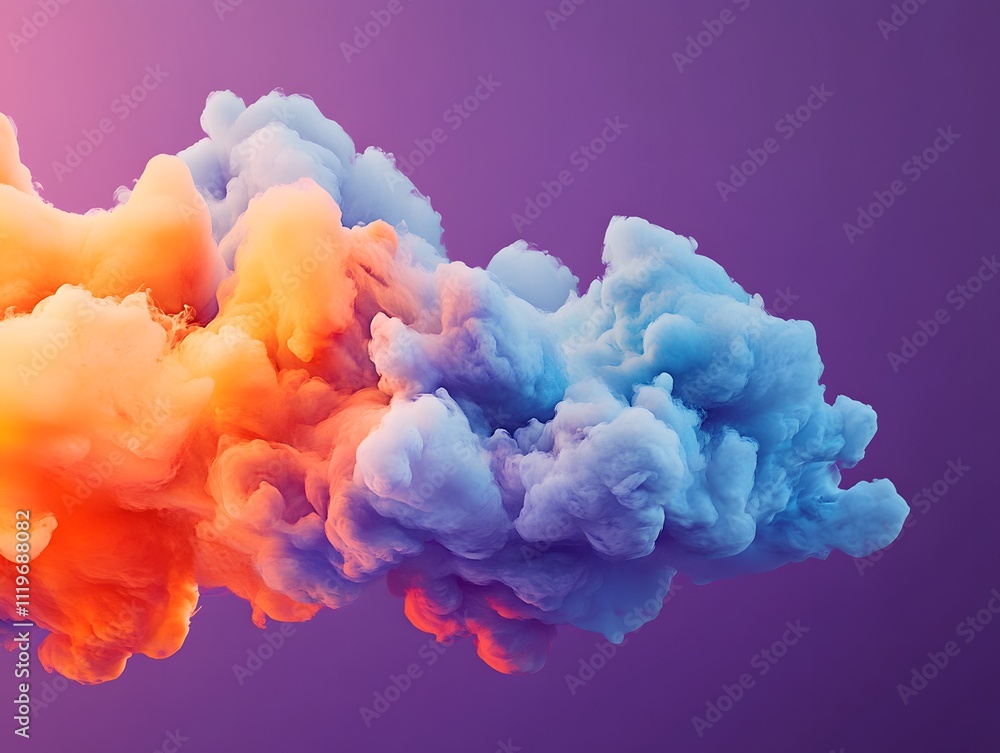 Fototapeta premium Colorful Abstract Cloud Formation