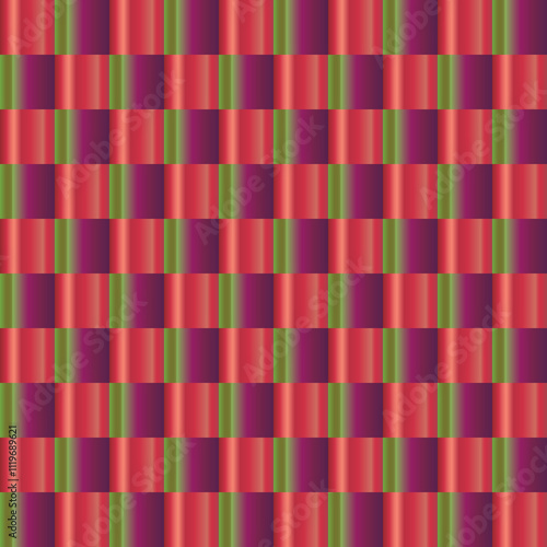 187 Purple, Green and Pink Seamless chech pattern photo