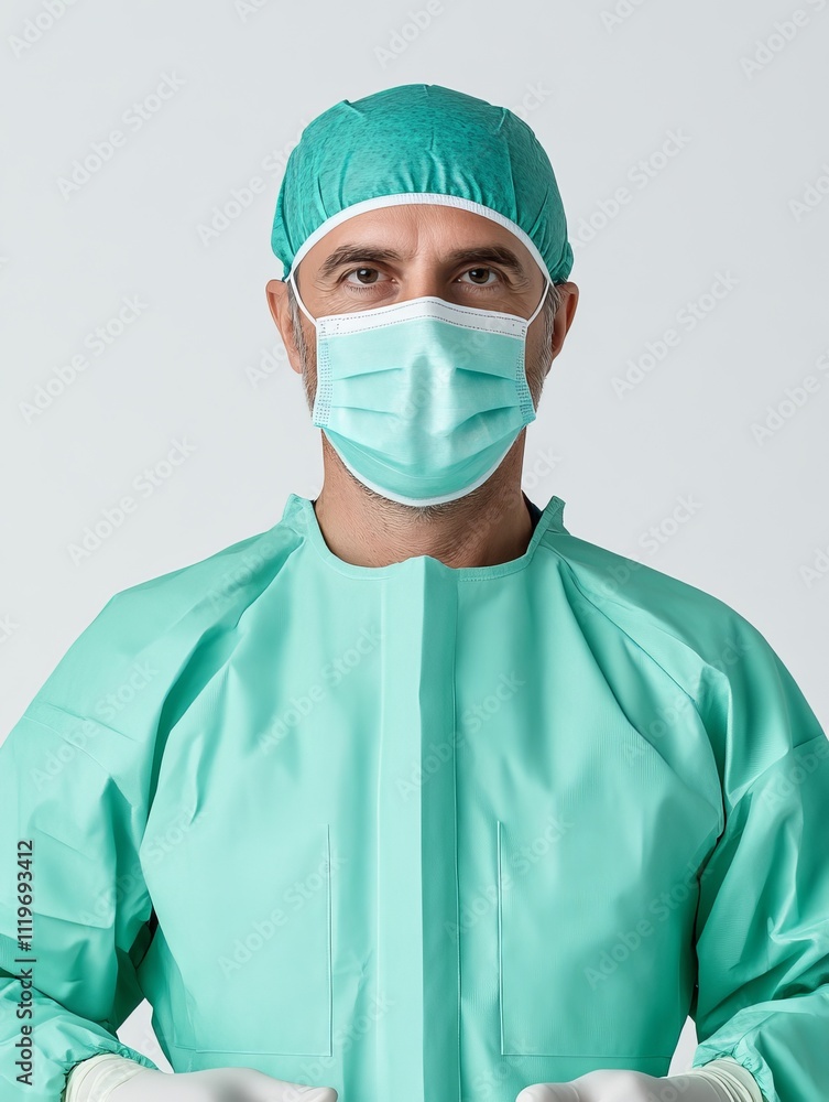Field Paramedic in Protective Gear for Disaster Response on White Background - High-Quality Photorealistic Rendering Field Paramedic in Protective Gear for Disaster Response on White Background - High-Quality Photorealistic Rendering