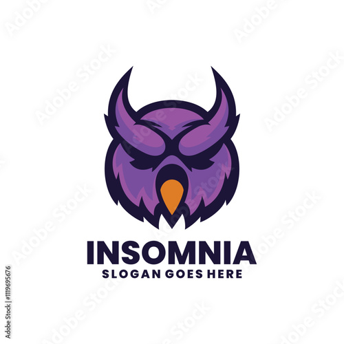 Vector illustration owl mascot logo