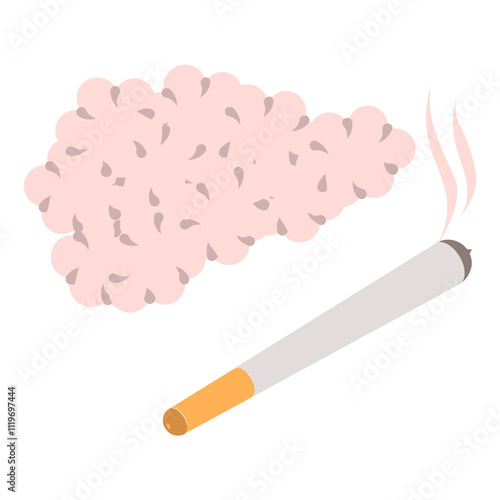 smoking marijuana 420 isometric concept, Hash Acapulco Gold vaporizer vector icon design, Cannabis and marijuana symbol, thca and cbda sign, recreational herbal drug stock illustration