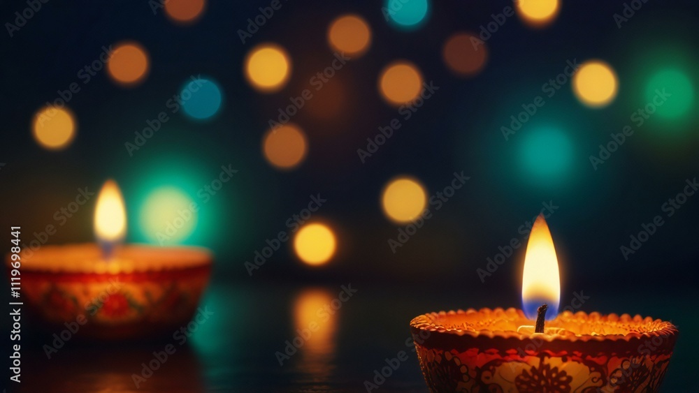 burning candles on a dark background burning candles on a dark background