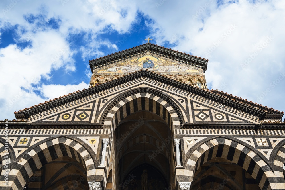 Cathedral of St Andrew Apostle, Amalfi, Salerno, Campania, Italy, Europe Cathedral of St Andrew Apostle, Amalfi, Salerno, Campania, Italy, Europe