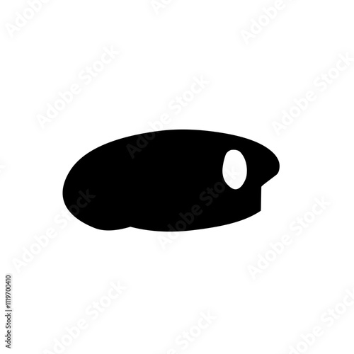 beret hat silhouette icon