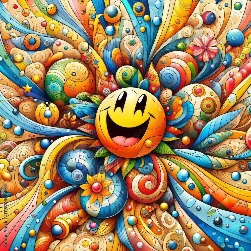 Joy and Happiness A representation of joy and happiness with vib Joy and Happiness A representation of joy and happiness with vib
