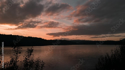 Wallpaper Mural Top Dense Thicket On Forest Hike Of Lago das Encrobas In A Coruna, Spain. Aerial Shot Torontodigital.ca