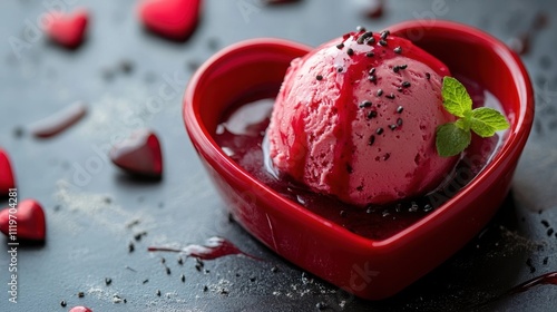 Delectable Heart Shaped Ice...
