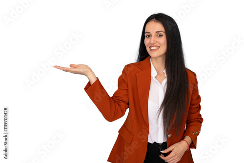 Young professional woman in formal attire