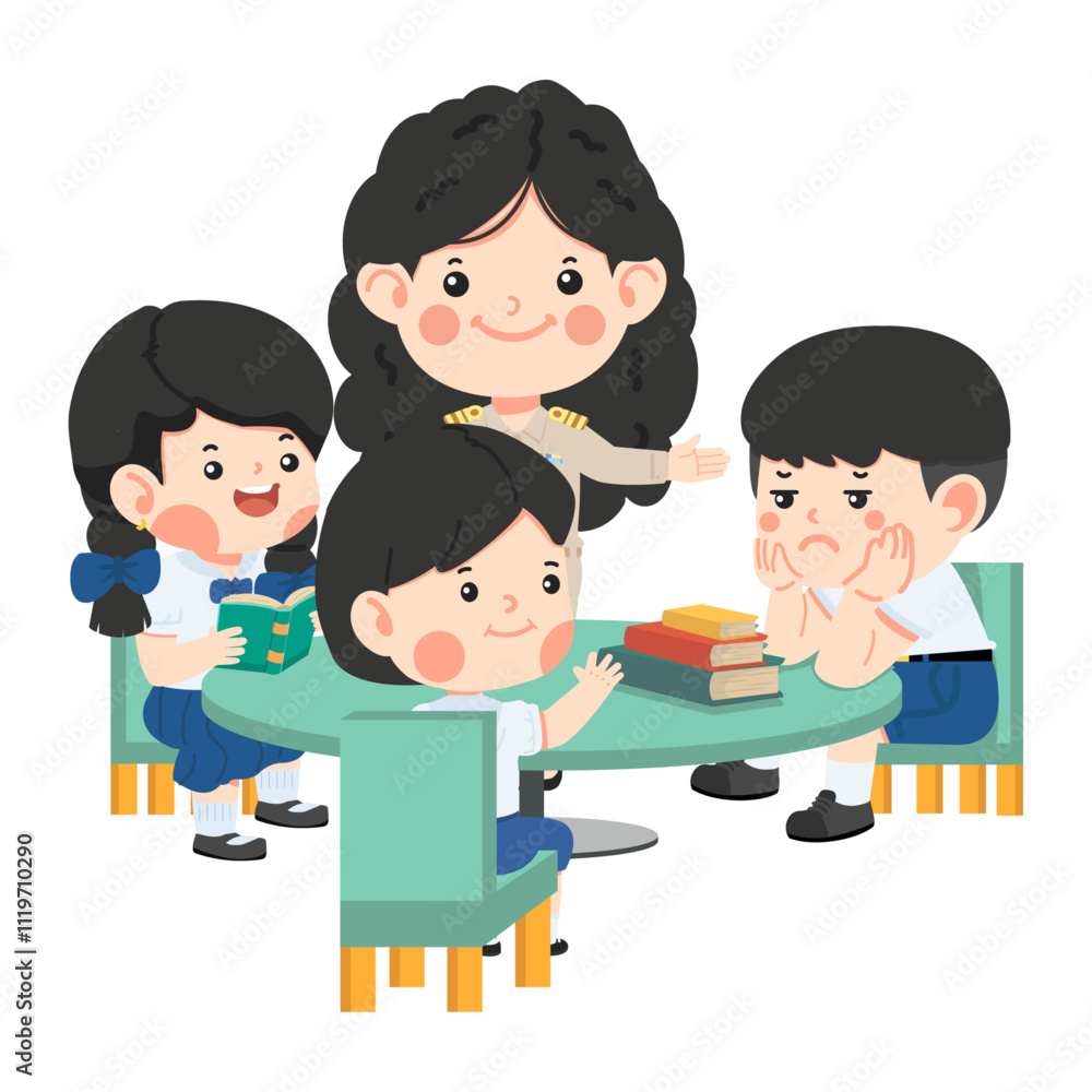 Group of happy Children Holding Hands Smiling Team Group of happy Children Holding Hands Smiling Team