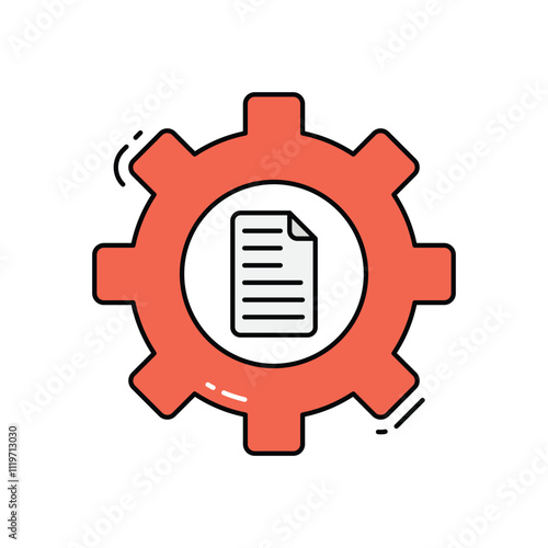 content management vector icon
