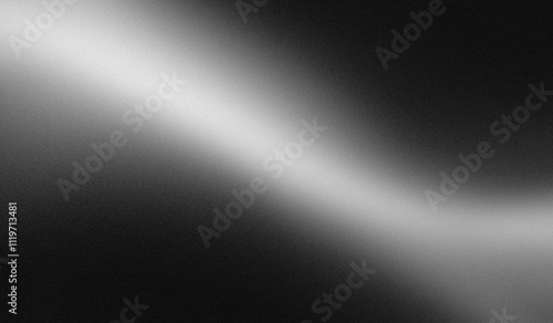 Grainy gradient background, grey black white monochrome abstract noise texture banner backdrop design