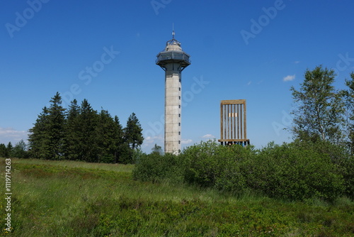 Hochheideturm auf dem Ettelsberg bei Willingen Upland im Rothaargebirge photo