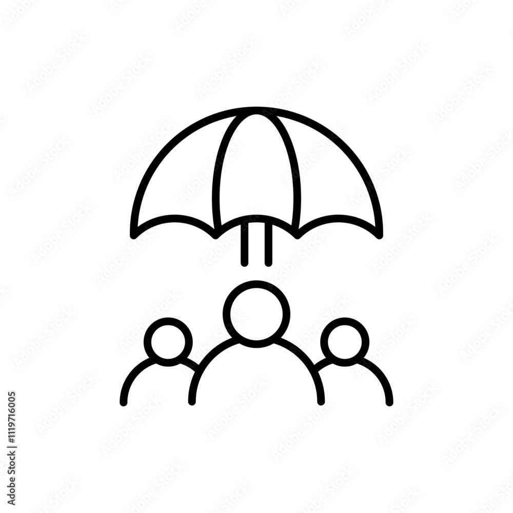 Community manager outline icons, minimalist vector illustration ,simple transparent graphic element .Isolated on white background Community manager outline icons, minimalist vector illustration ,simple transparent graphic element .Isolated on white background