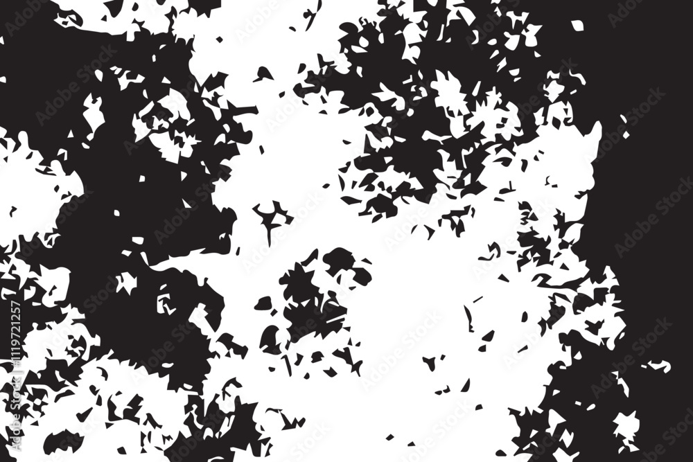 Fototapeta premium Black and white grunge. Monochrome Grunge Pattern. Retro Rough Halftone Background. Grunge Urban Background.