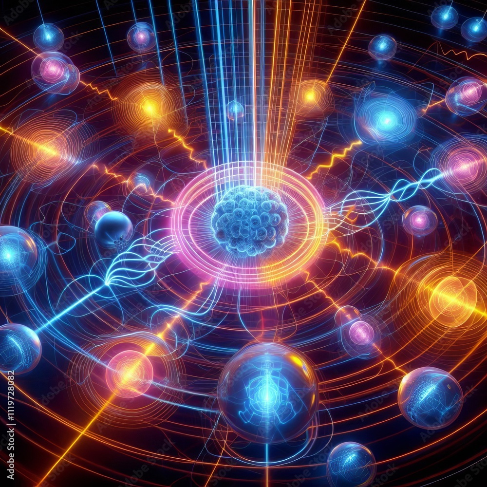 Photons interacting with electrons during absorption and emissio Photons interacting with electrons during absorption and emissio