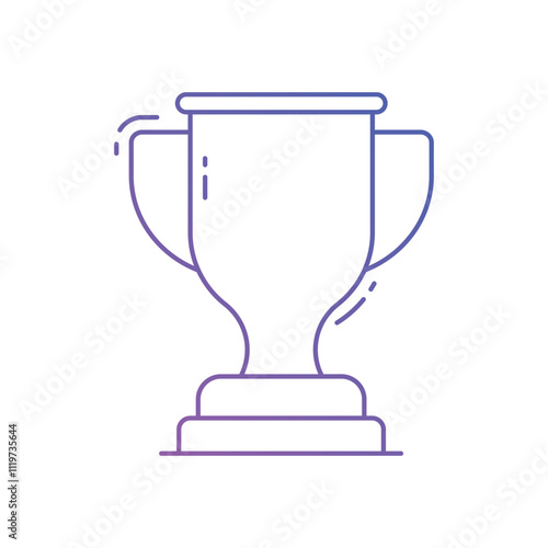 Trophy vector icon