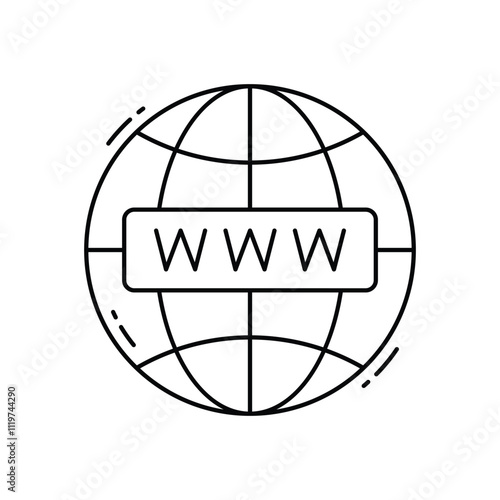 domain vector icon