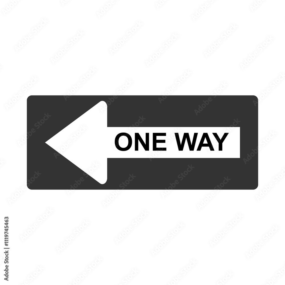 One way warning signage vector illustration art work
One way warning signage vector illustration art work