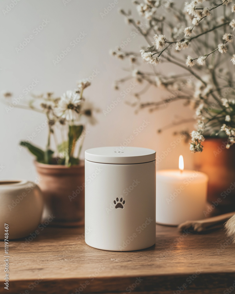 Minimalist Ceramic Pet Urn Minimalist Ceramic Pet Urn