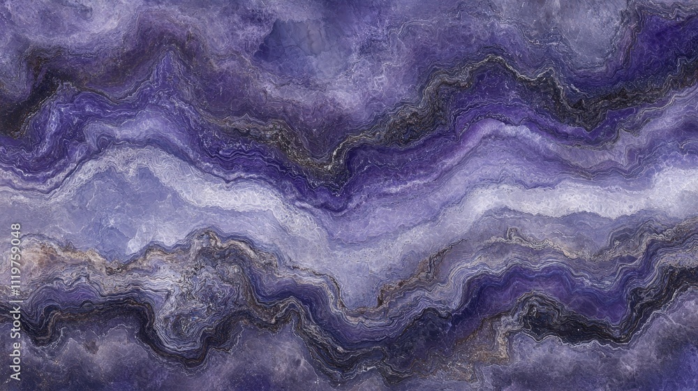 Fototapeta premium Elegant Amethyst Purple Marble Texture, Luxury Panoramic Background, Stone Pattern Design