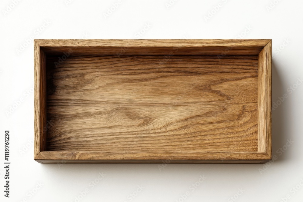 Scandinavian Wooden Sliding Box in Pure White Isolation Scandinavian Wooden Sliding Box in Pure White Isolation