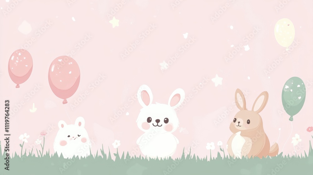 Whimsical Wildlife: Simple Cartoon Animal Illustrations Whimsical Wildlife: Simple Cartoon Animal Illustrations